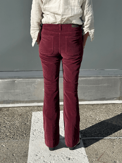 Jim Jeans Cord - Bordeaux - at home