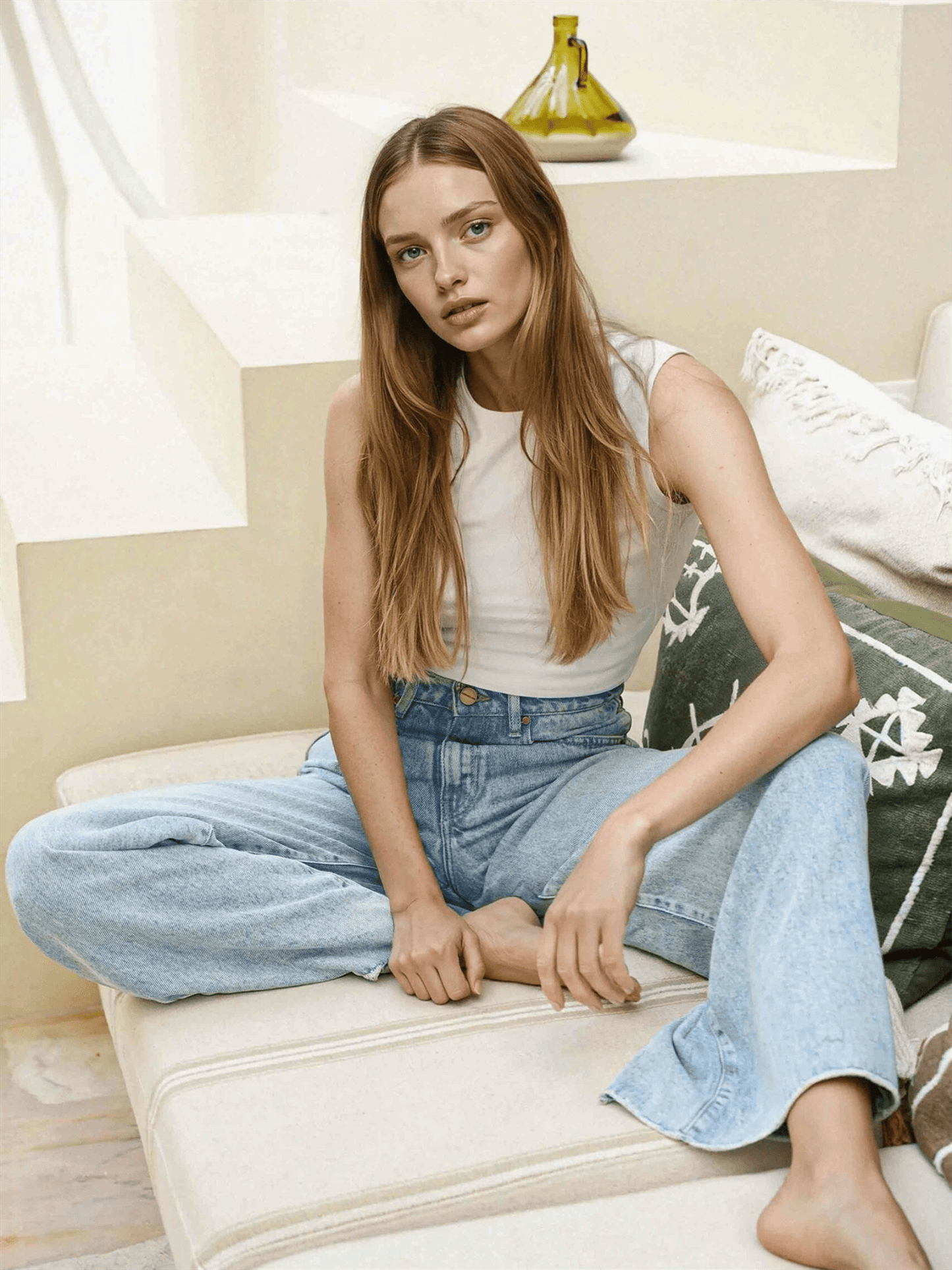 Jude Tencel Jeans - Seventy Wash - at home