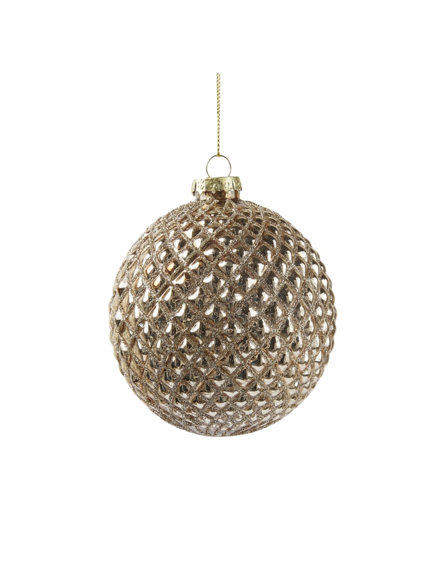 Julekule - Ball Light Gold 10cm - at home