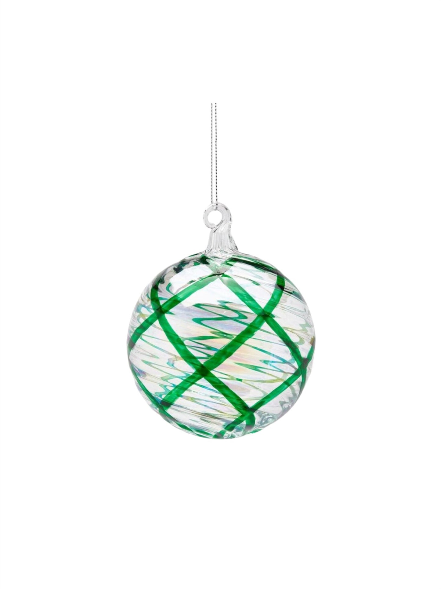 Julekule - Glass Weaves 8cm - at home