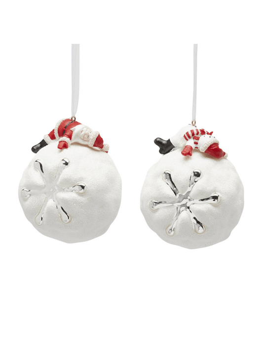 Julekule - Snøfnugg 10cm - at home