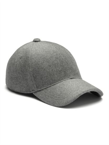 Julie Wool Cap - Light Grey - at home