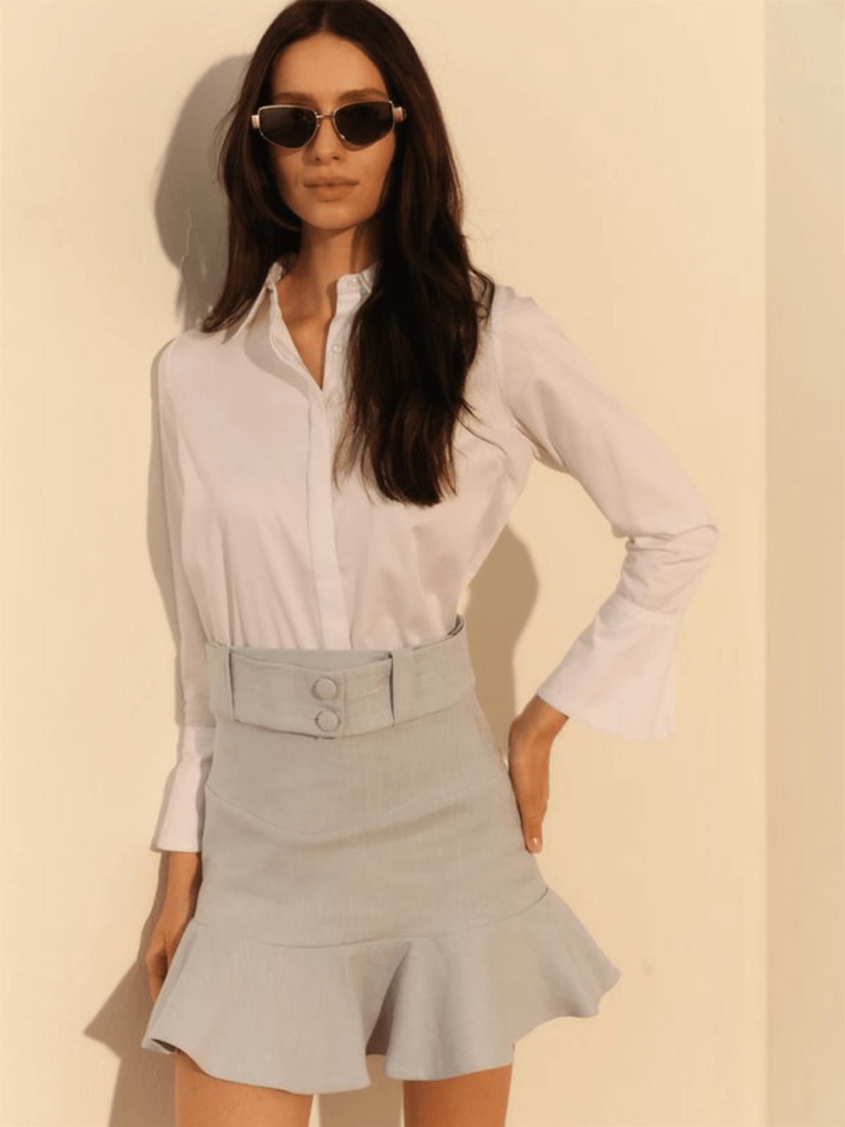 Juni Shirt - White - at home