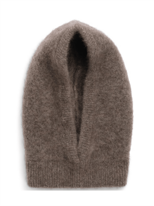 Kajsa Chunky Balaclava - Brown - at home