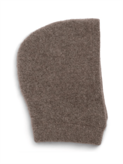Kajsa Chunky Balaclava - Brown - at home