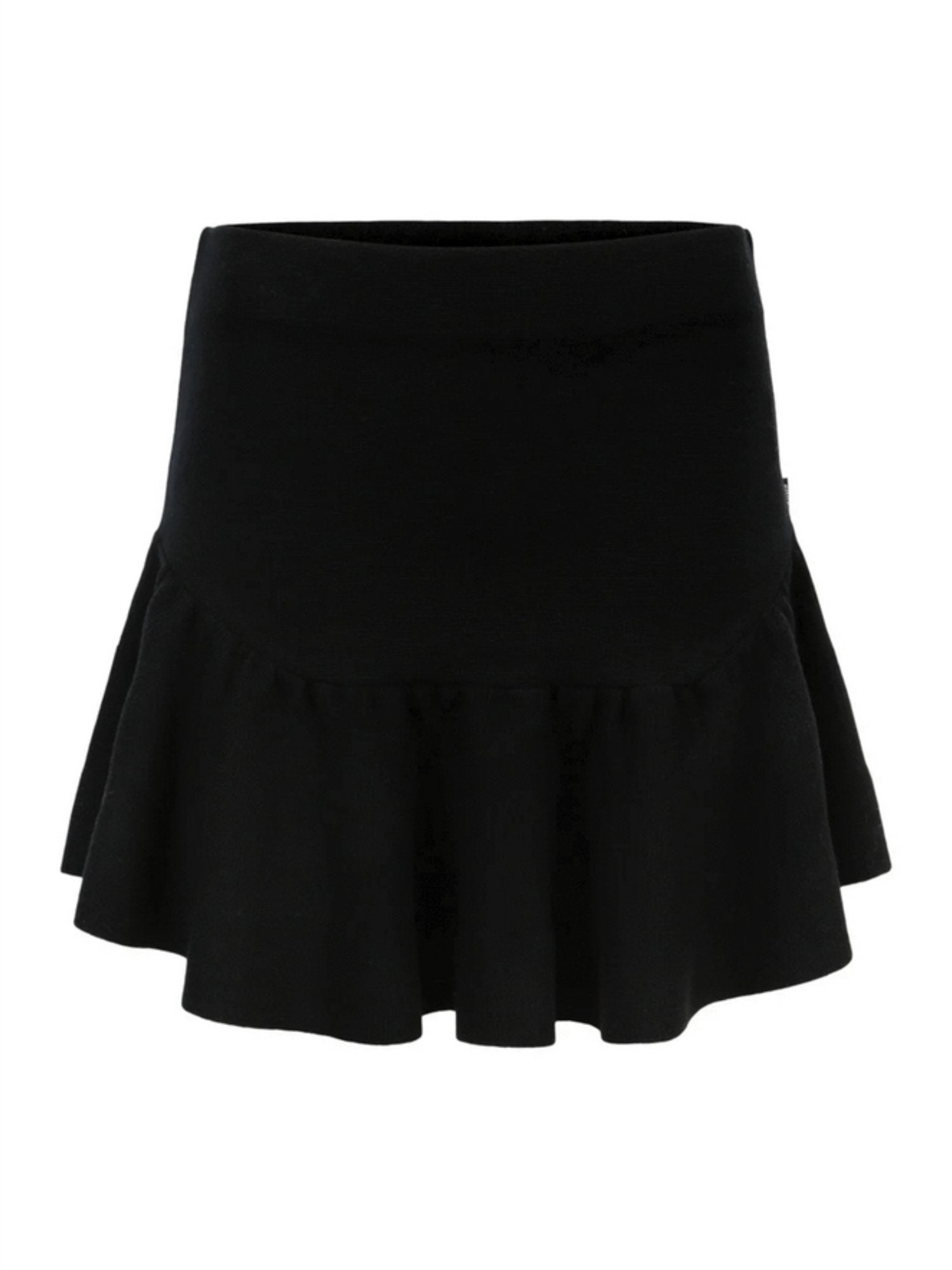 Karen Merino Skirt - Black - at home