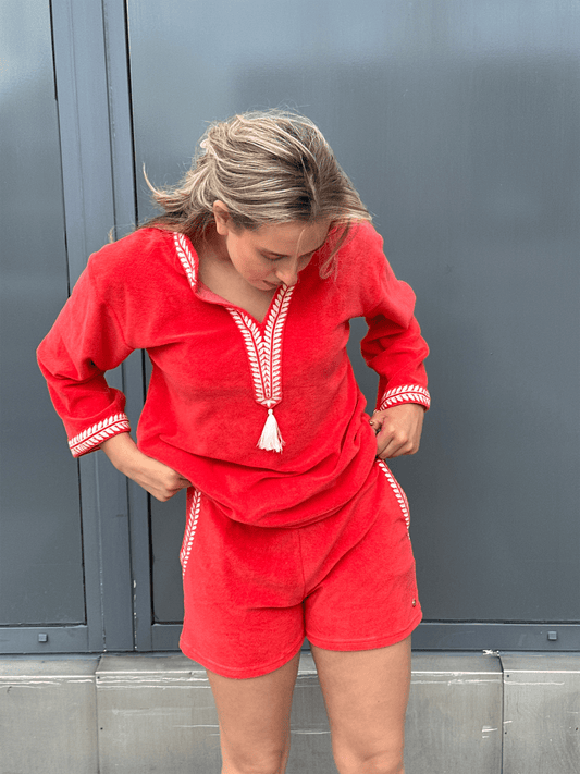 Katelyn Shorts - Coral - at home