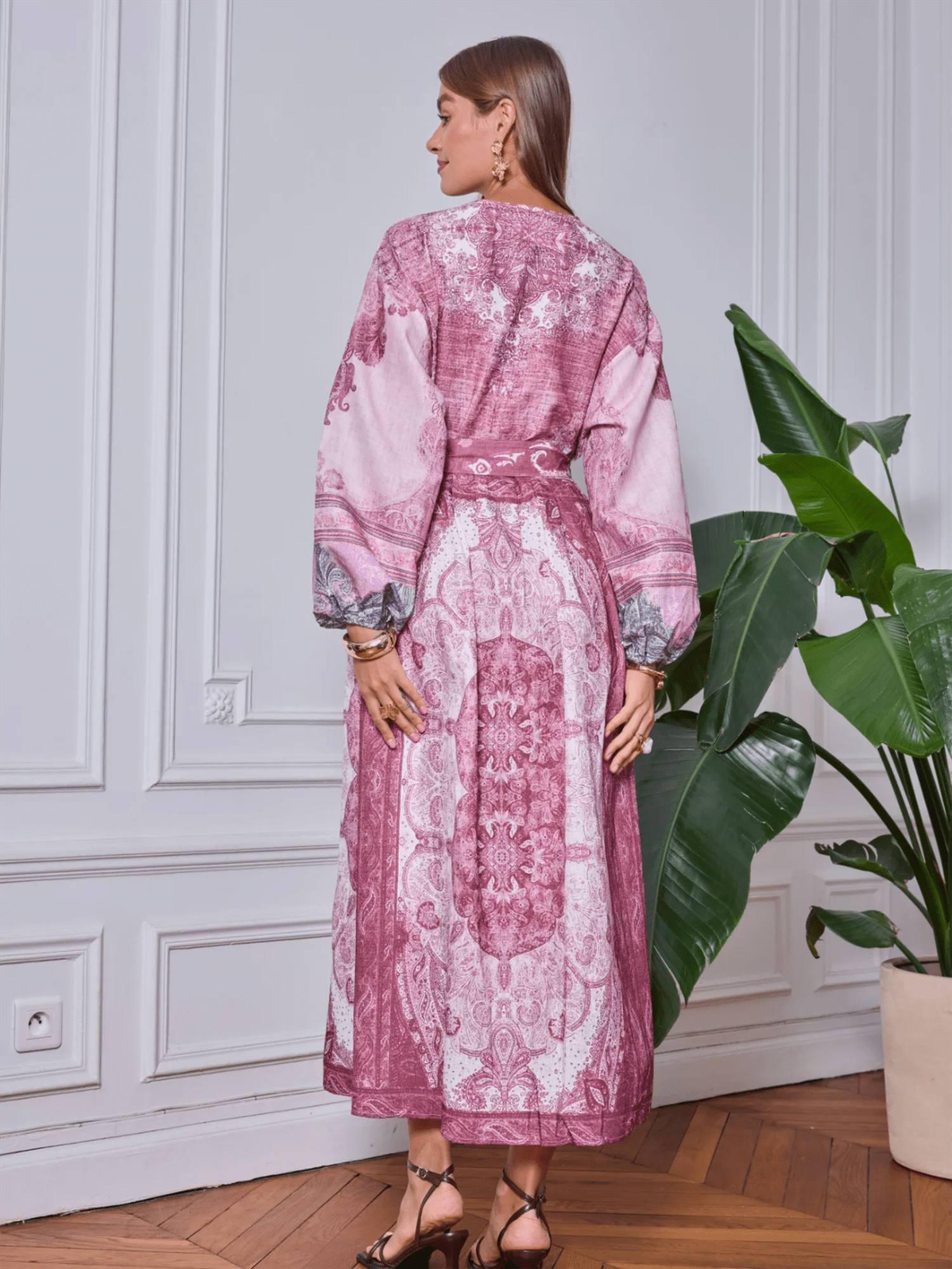 Kjole Celia - Rosa - at home