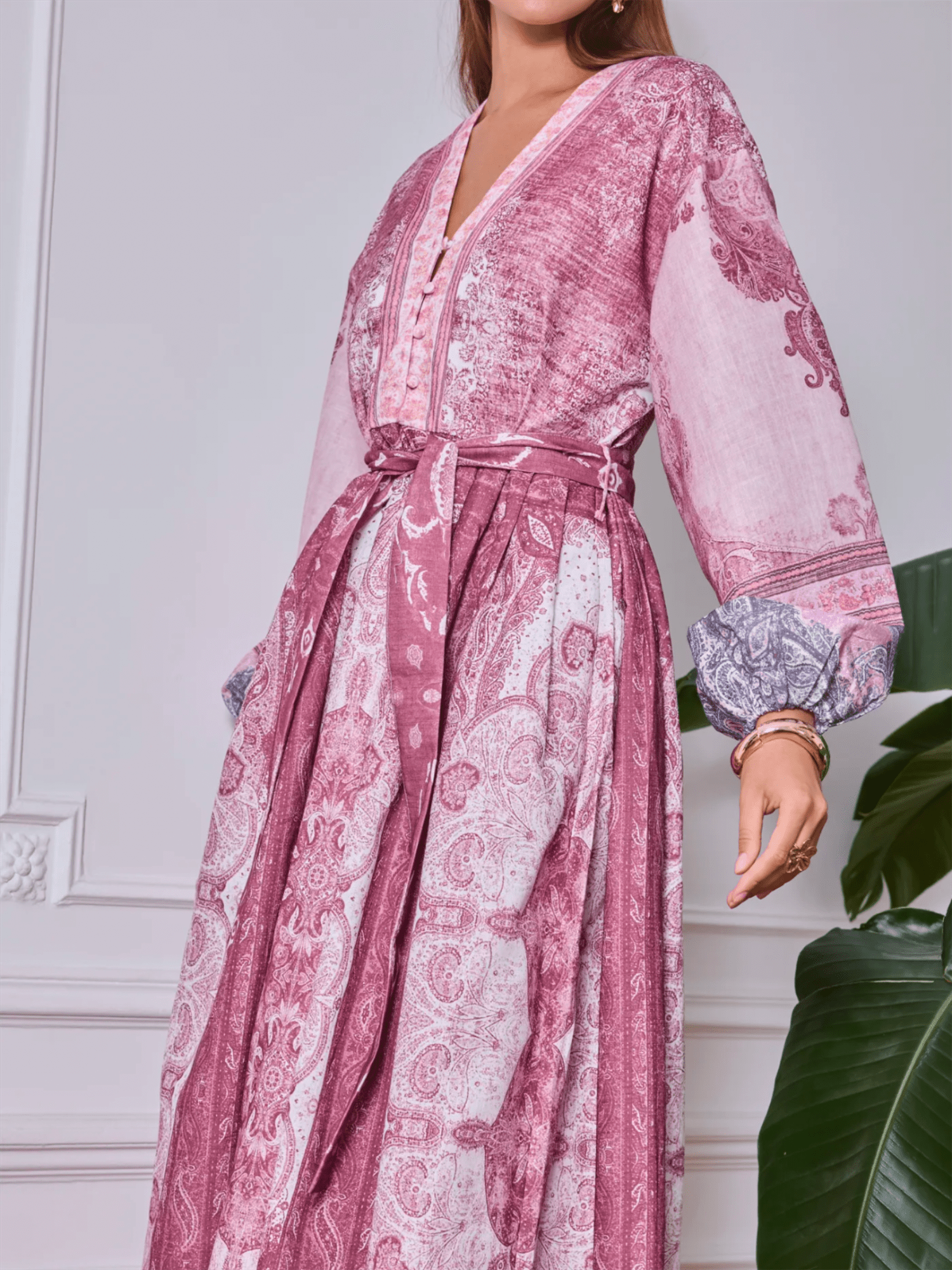 Kjole Celia - Rosa - at home