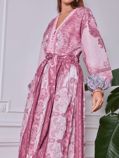 Kjole Celia - Rosa - at home
