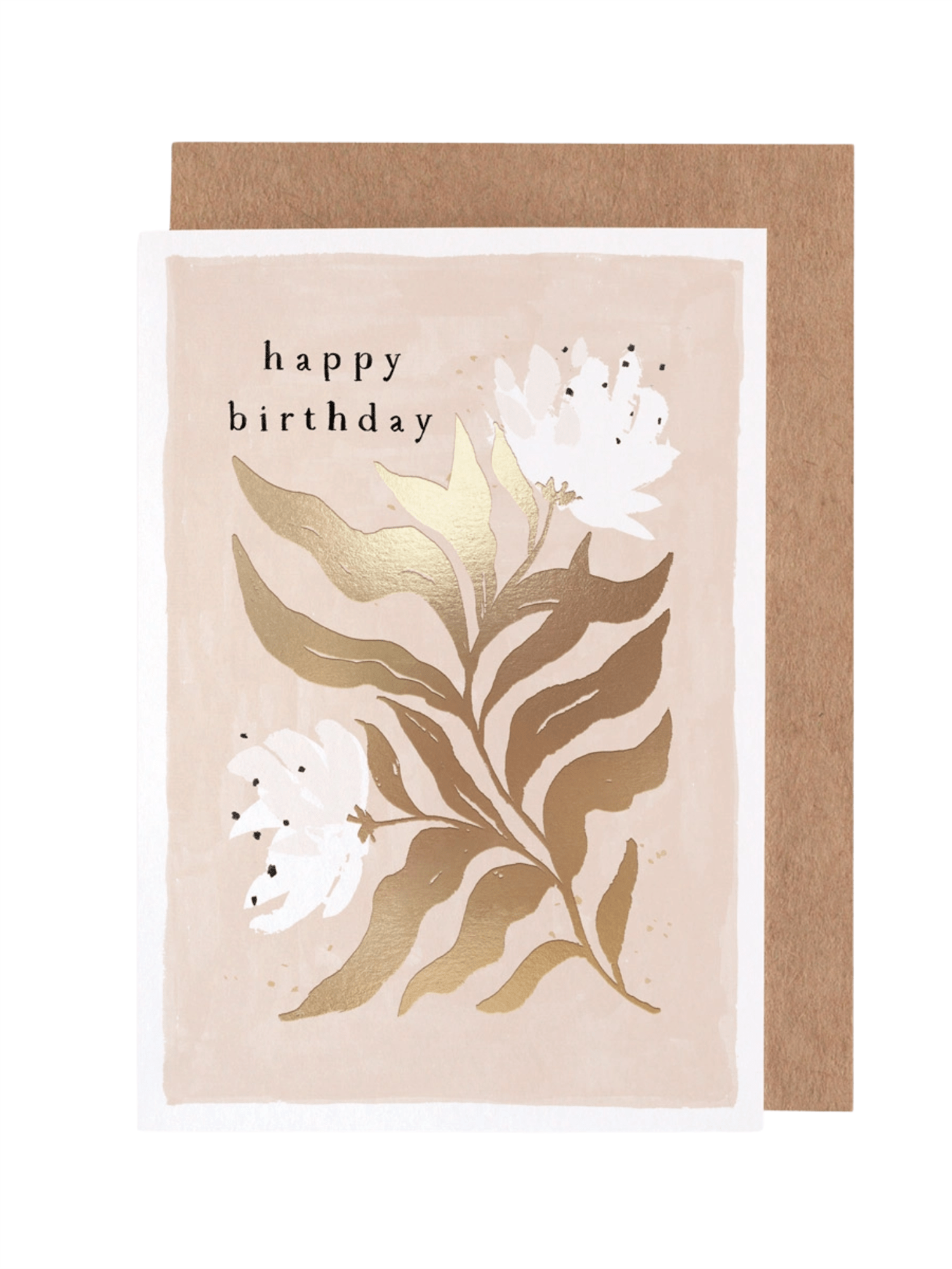 Kort 10.5x15cm - Serene Floral - at home