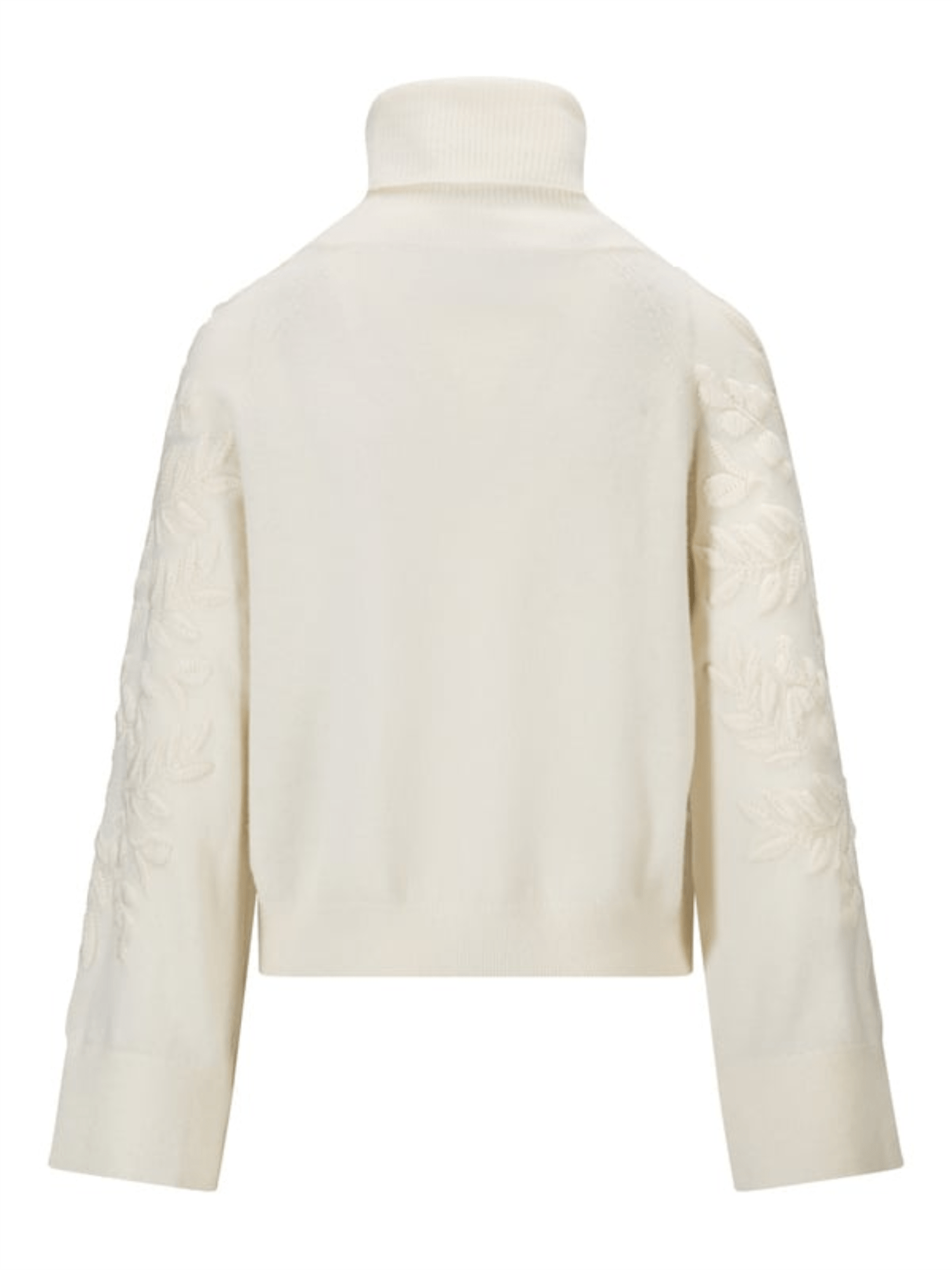 Laurie Wool Sweater - White - at home