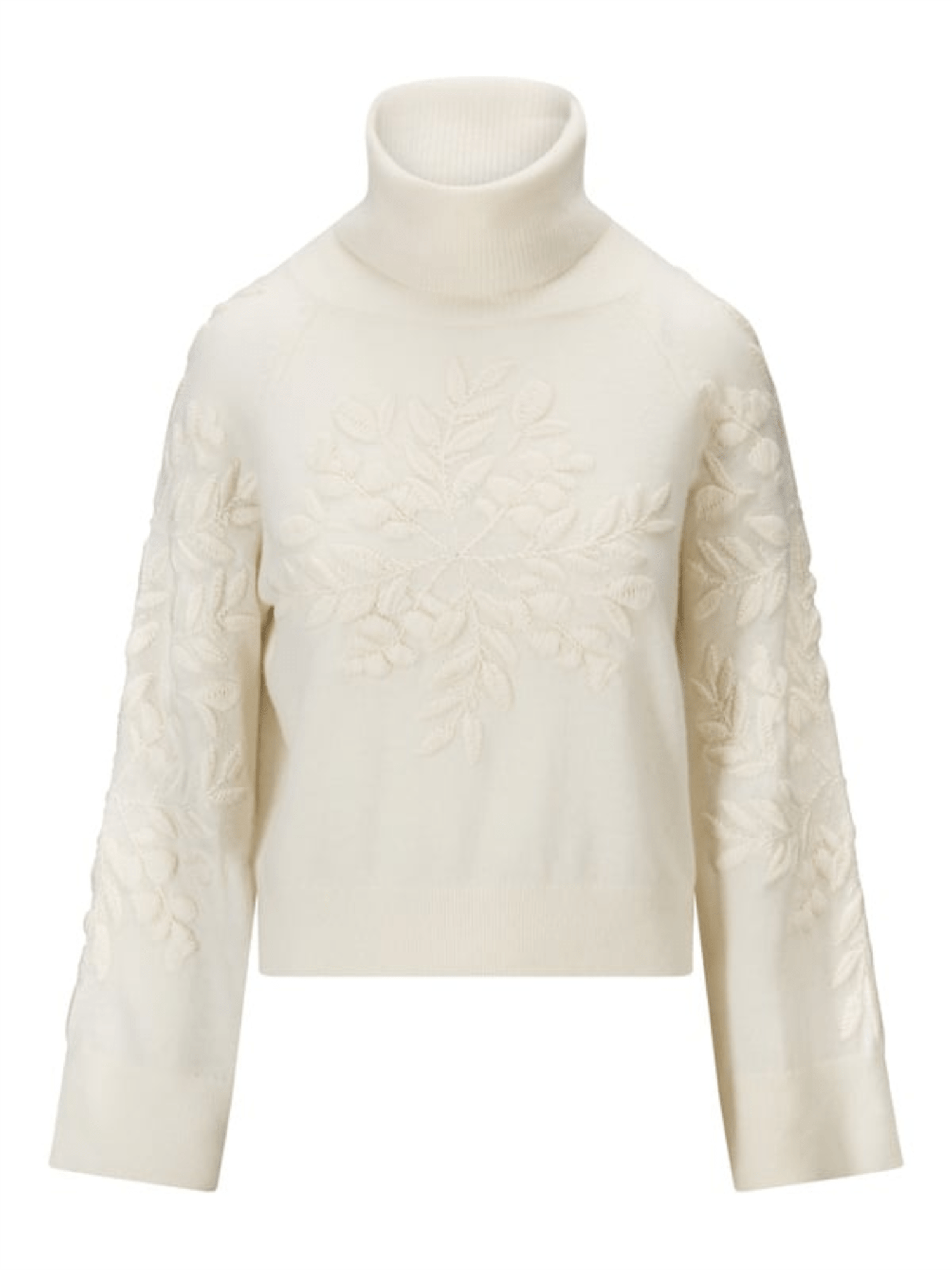 Laurie Wool Sweater - White - at home