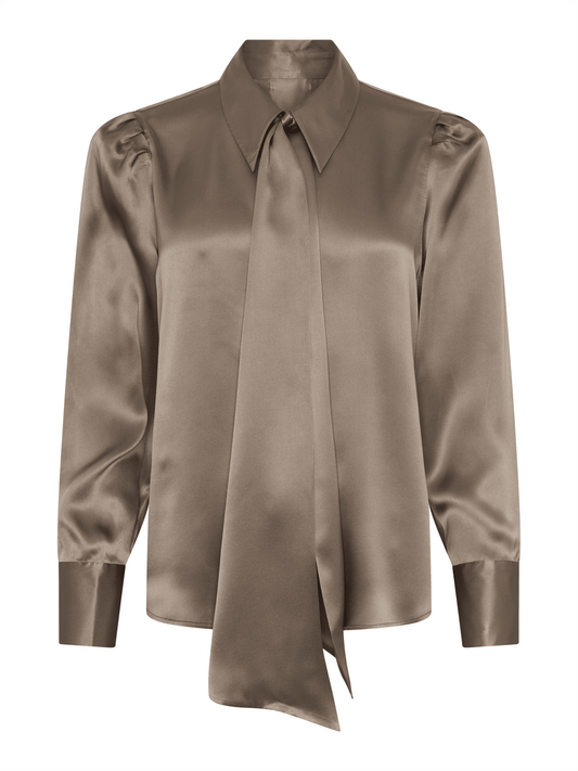 Liberty Blouse - Terracotta - at home