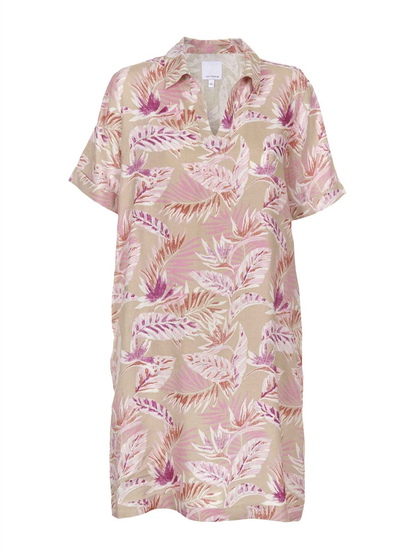 Lillian Dress - Tropical Pink - at home