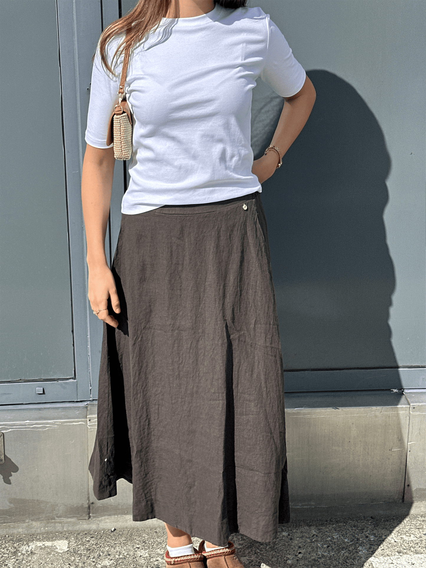 Lily Skirt - Kakao - at home