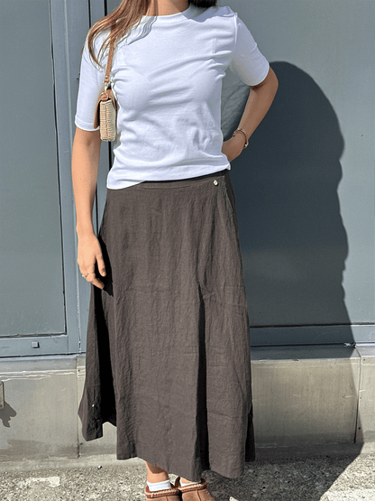 Lily Skirt - Kakao - at home