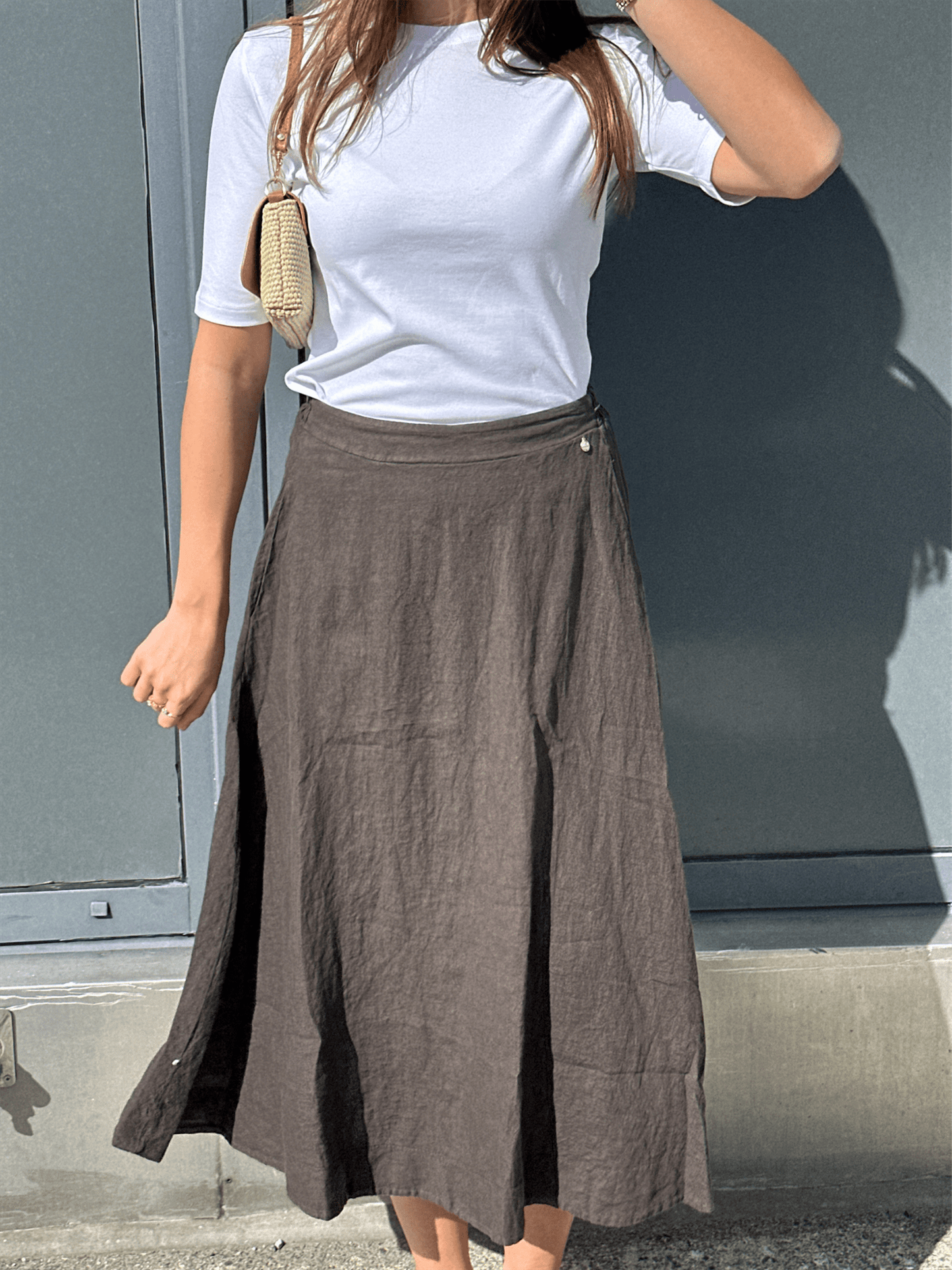 Lily Skirt - Kakao - at home
