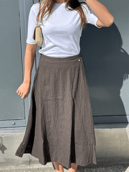 Lily Skirt - Kakao - at home