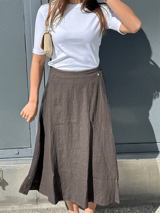 Lily Skirt - Kakao - at home