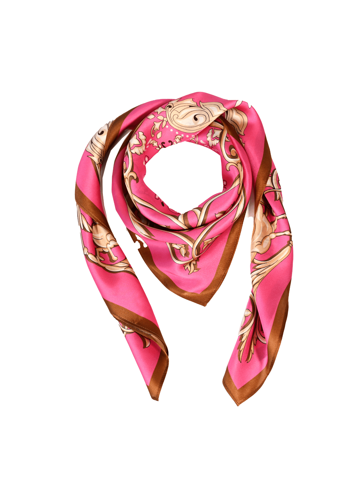 Lola Silk Scarf - Sangria Sunset - at home