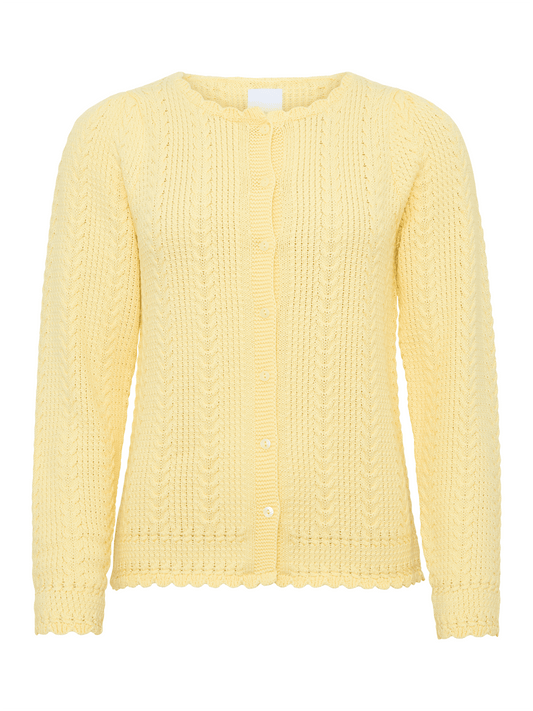 Luciana Cardigan - Light Yellow - at home