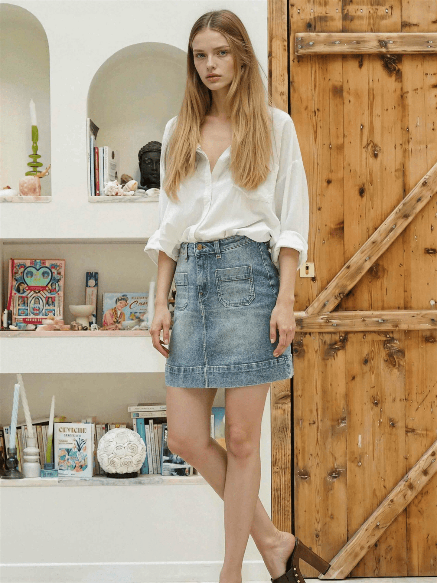 Monica Skirt - Supernova - at home