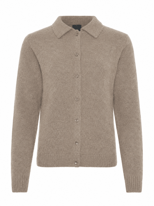 Morgan Cardigan - Walnut - at home