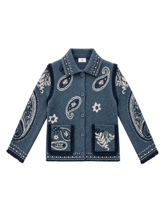 Najano Vest - Blue - at home