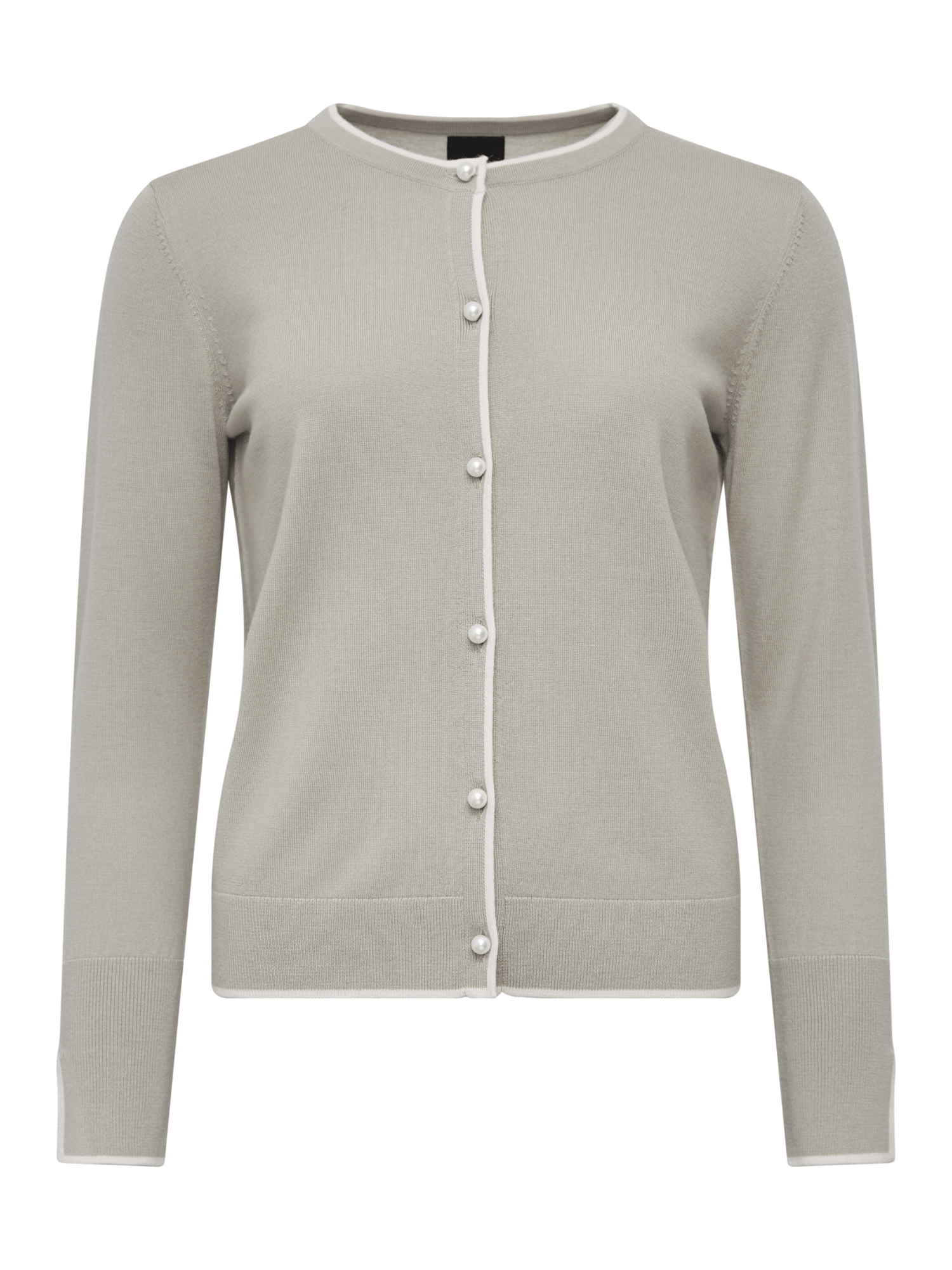 Natalie Cardigan - Sand - at home