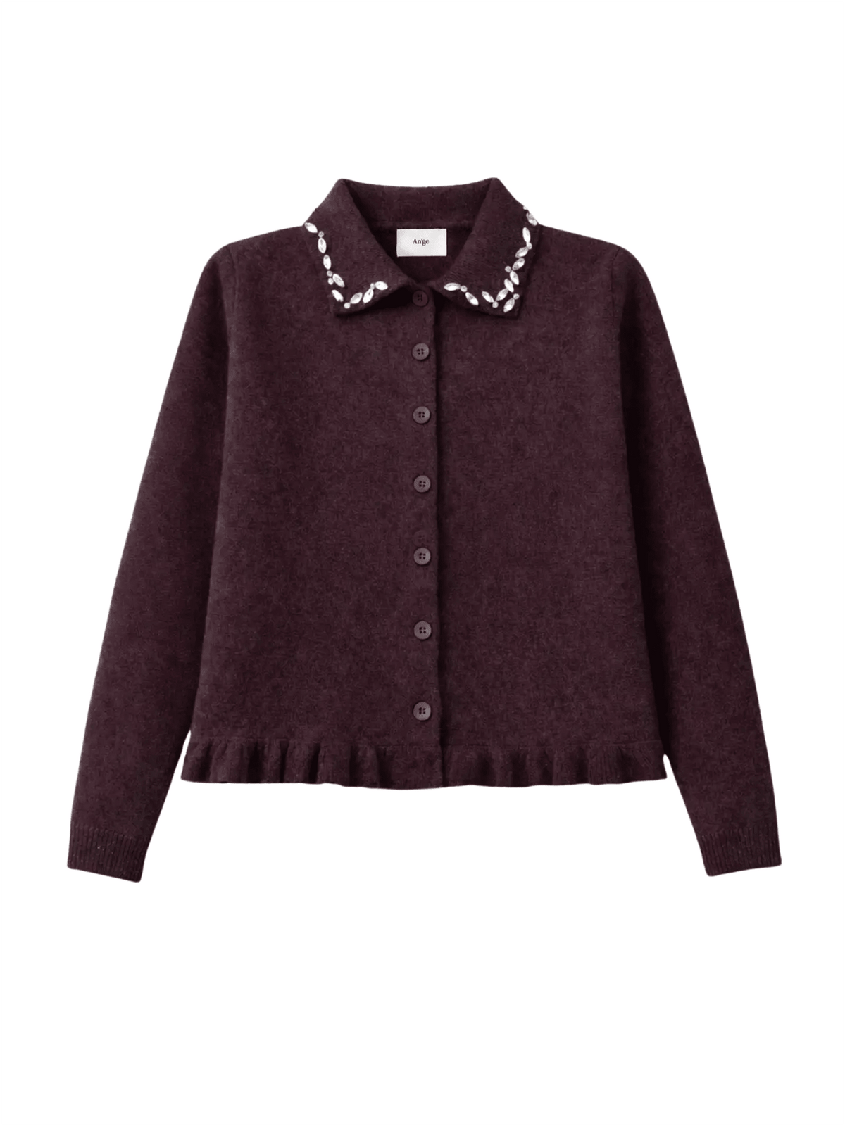 Nerimane Vest - Garnet - at home