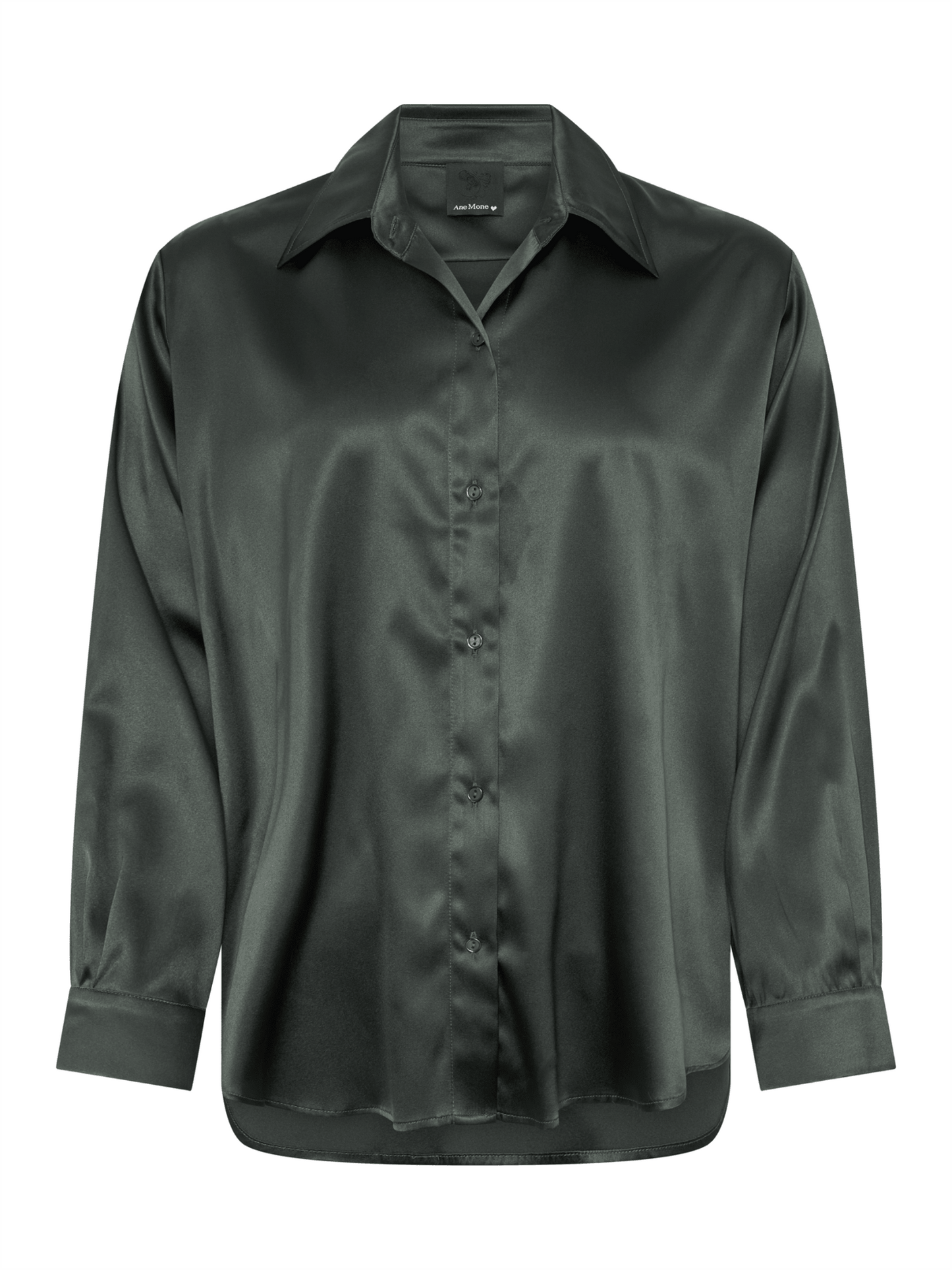 Oline Blouse - Bottle Green - at home