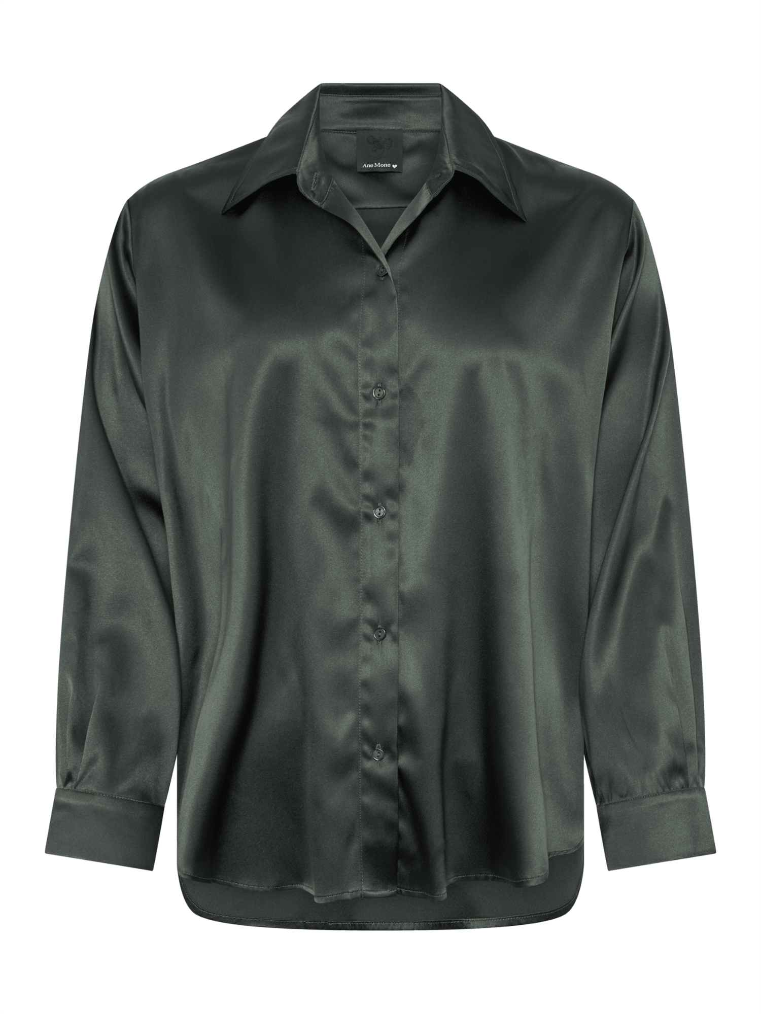 Oline Blouse - Bottle Green - at home