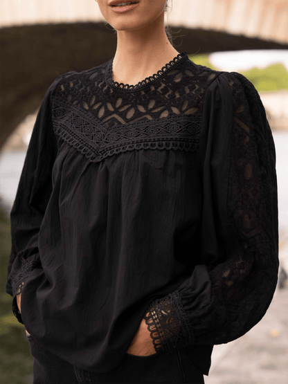 Philippa Blouse - Black - at home