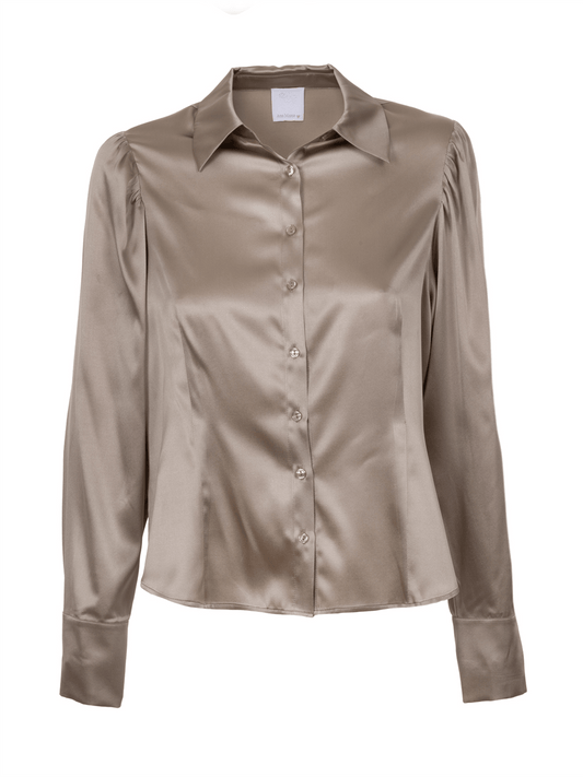 Pixie Blouse - Champagne - at home