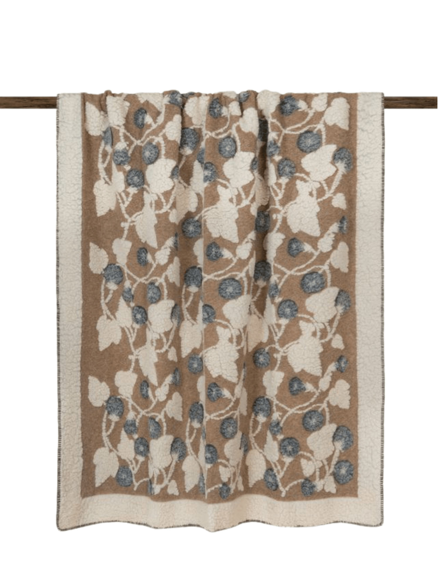 Pledd - Melodia Grigio 150x190 Boiled Wool - at home