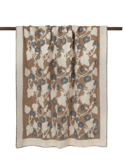 Pledd - Melodia Grigio 150x190 Boiled Wool - at home