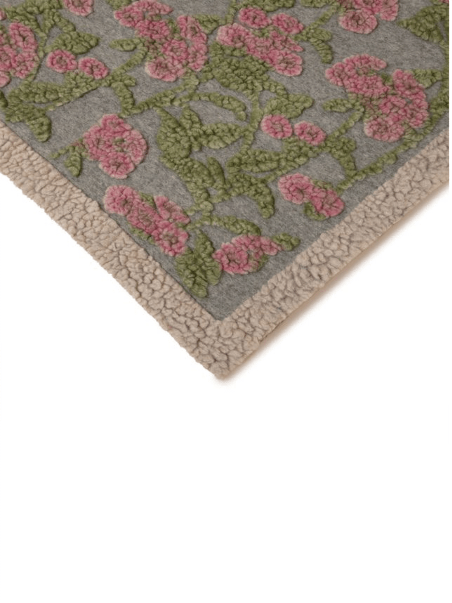 Pledd - Old Flower 150x190 Easy Boiled Wool - at home