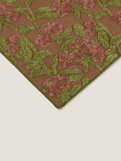 Pledd - Old Flower 150x190 Easy Boiled Wool - at home