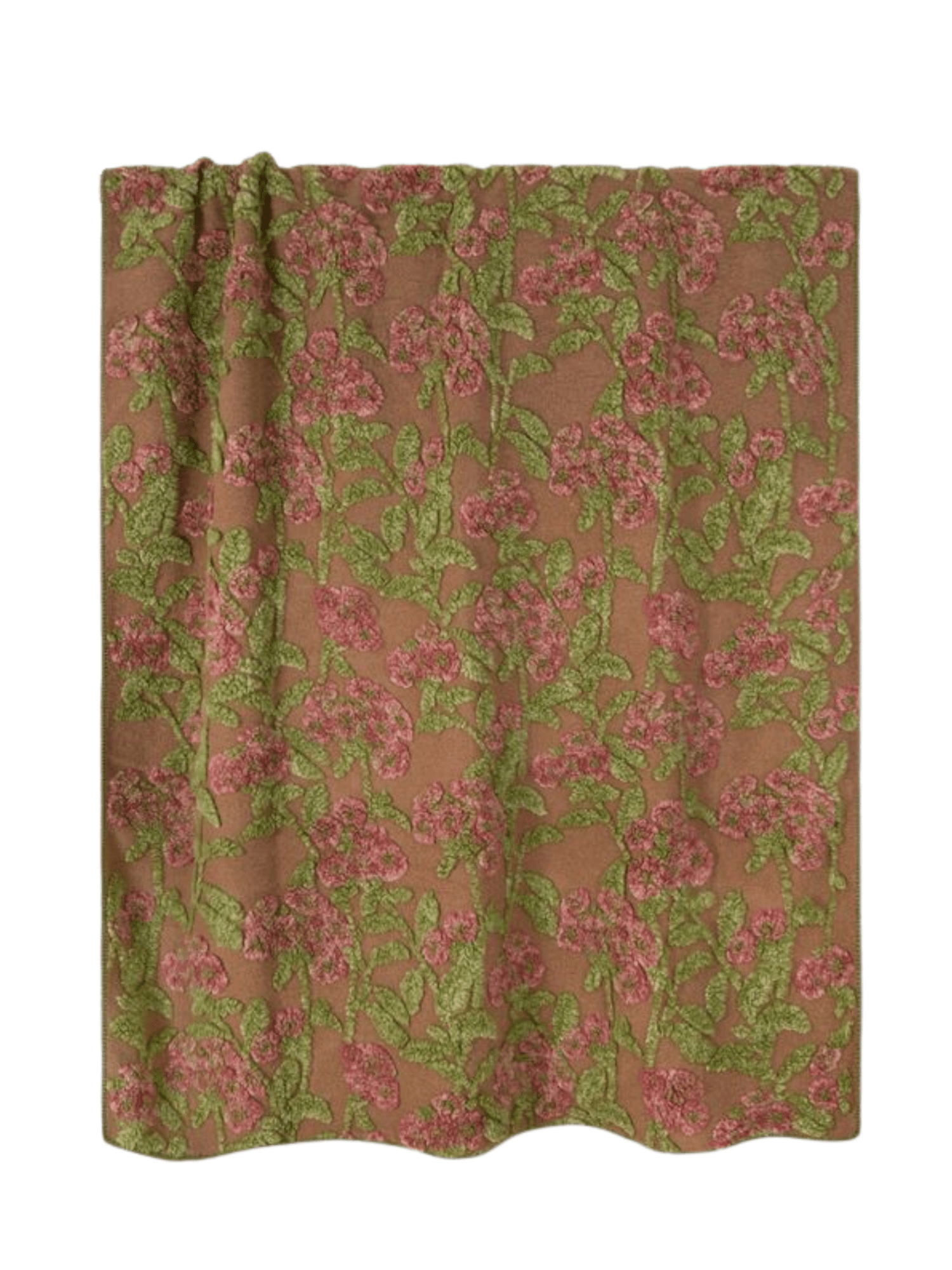 Pledd - Old Flower 150x190 Easy Boiled Wool - at home