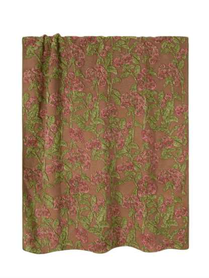 Pledd - Old Flower 150x190 Easy Boiled Wool - at home