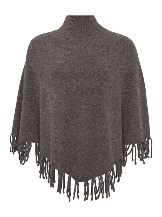 Pocahontas Poncho - Cappuchino - at home