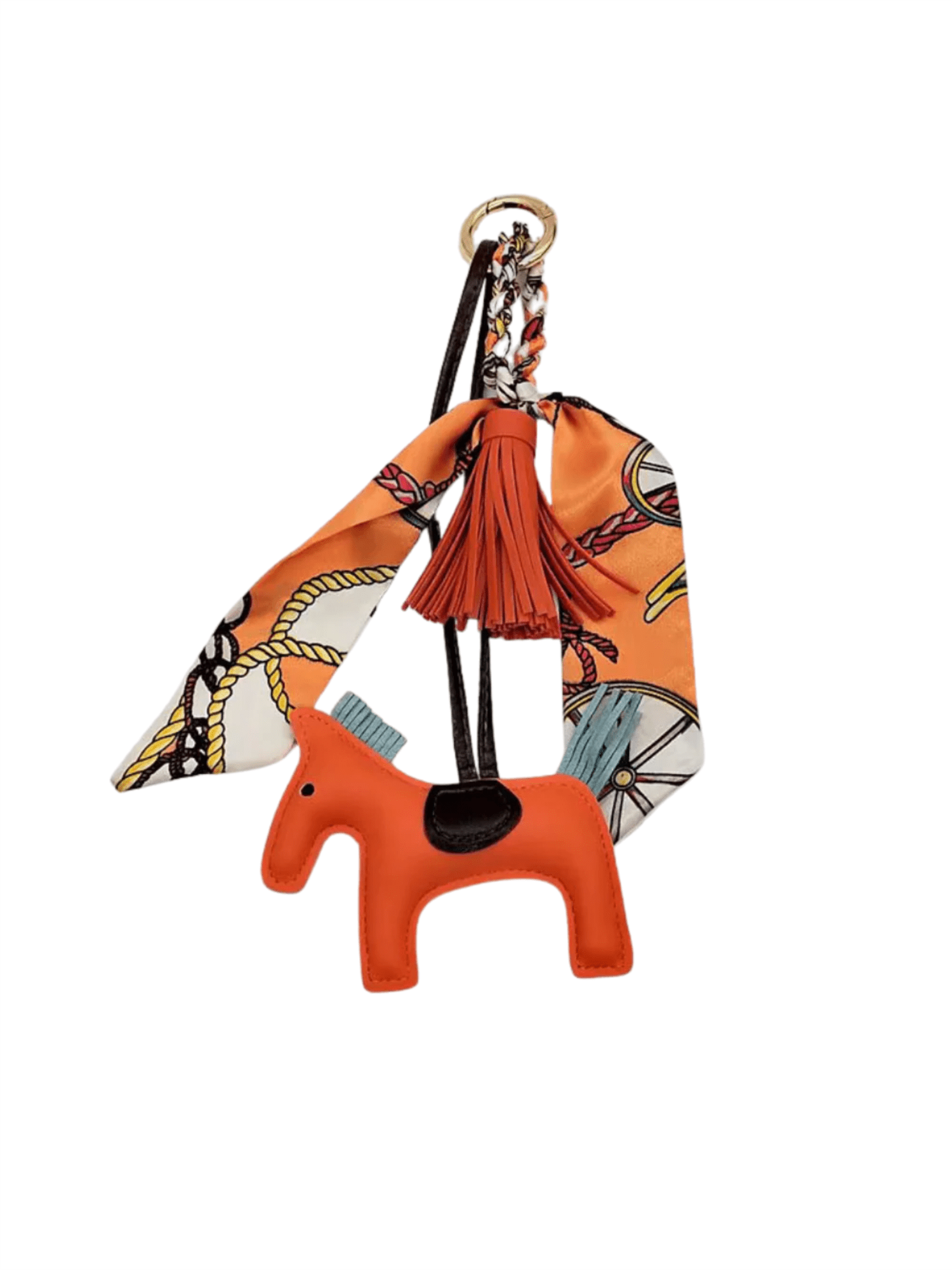 Pony Bag Charm Set - Orange - at home