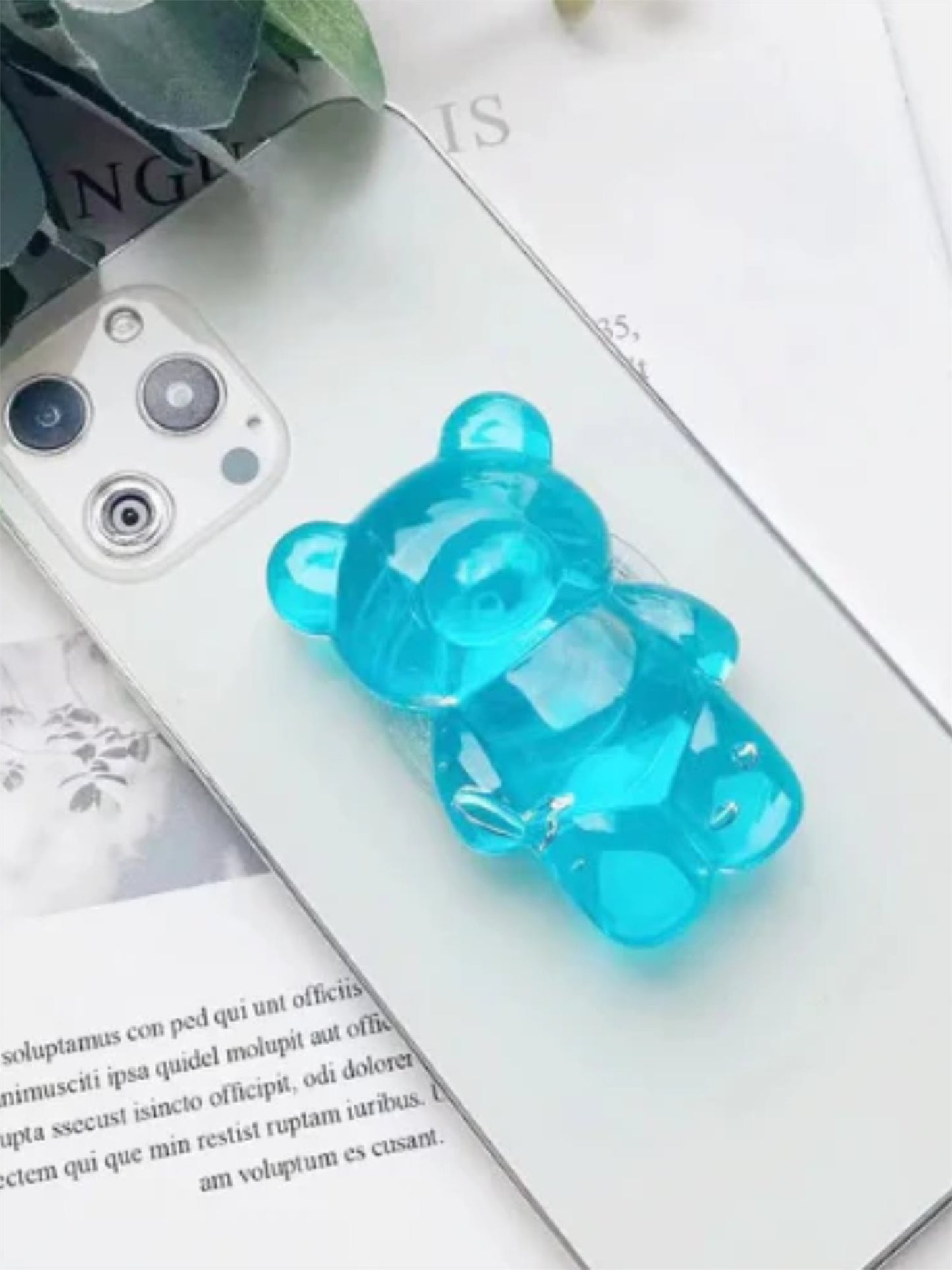 Popsocket - Blue Bear - at home