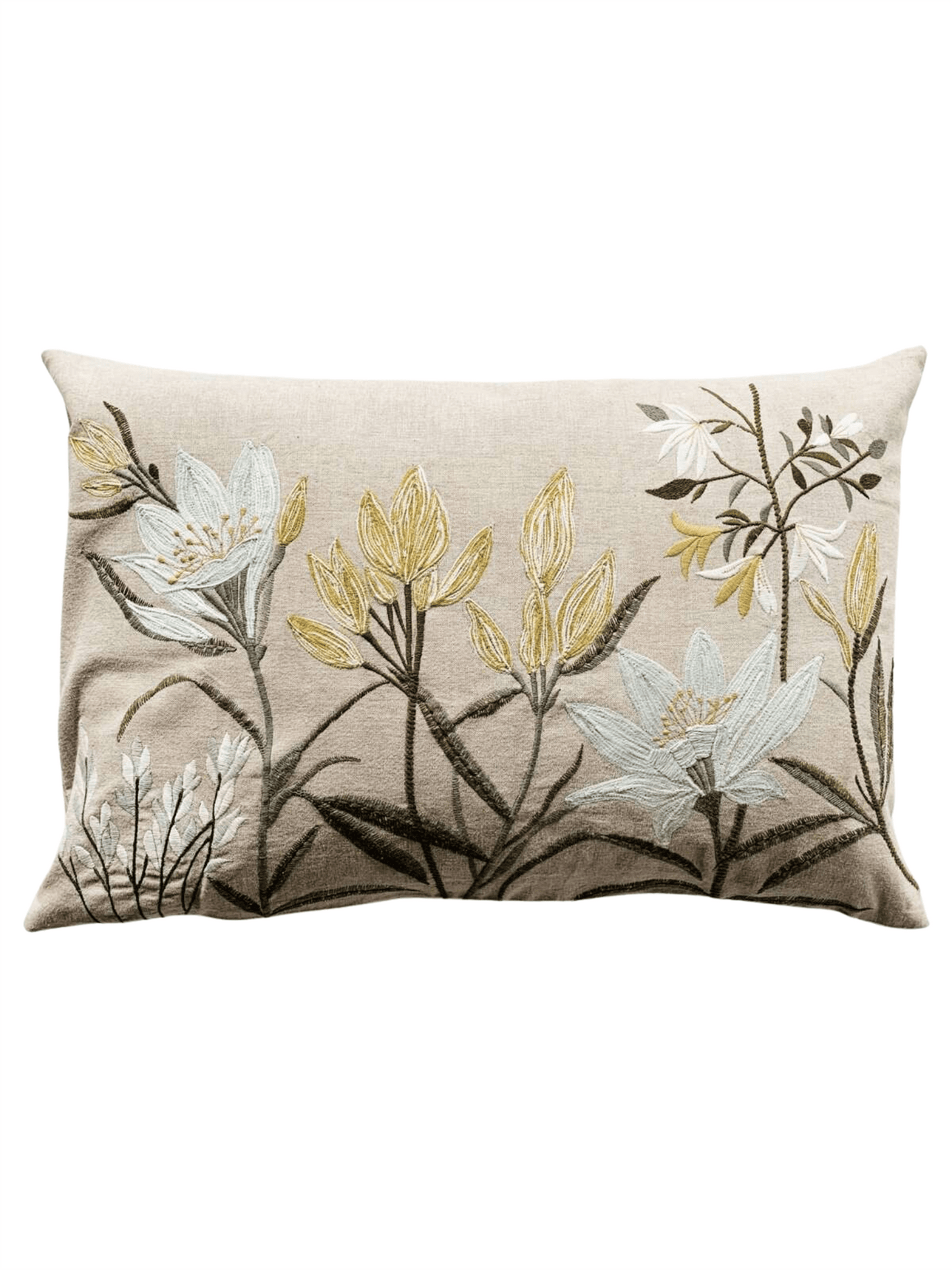 Putetrekk - Broderi Eng Liljer 40x60cm - at home