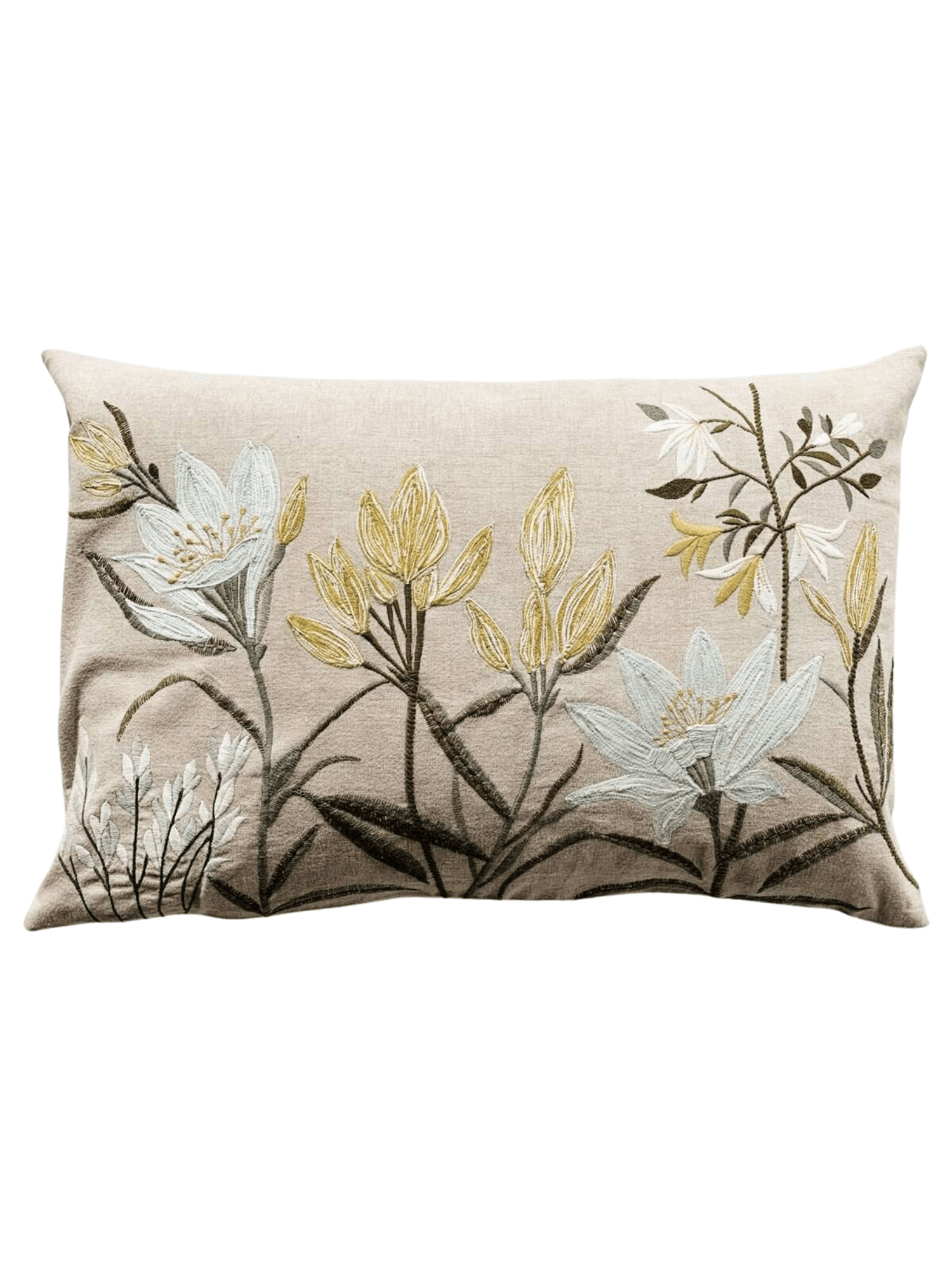 Putetrekk - Broderi Eng Liljer 40x60cm - at home