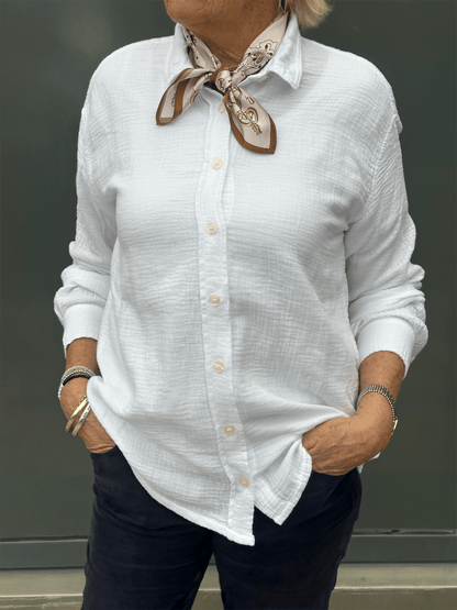 Rosalie Shirt - White - at home