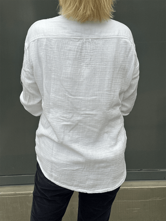 Rosalie Shirt - White - at home