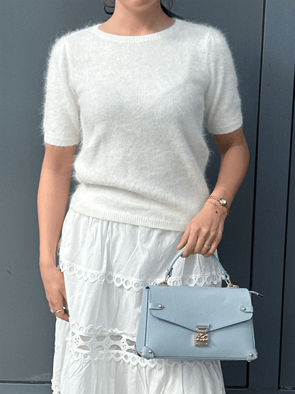 Sarah Pullover - Offwhite - at home