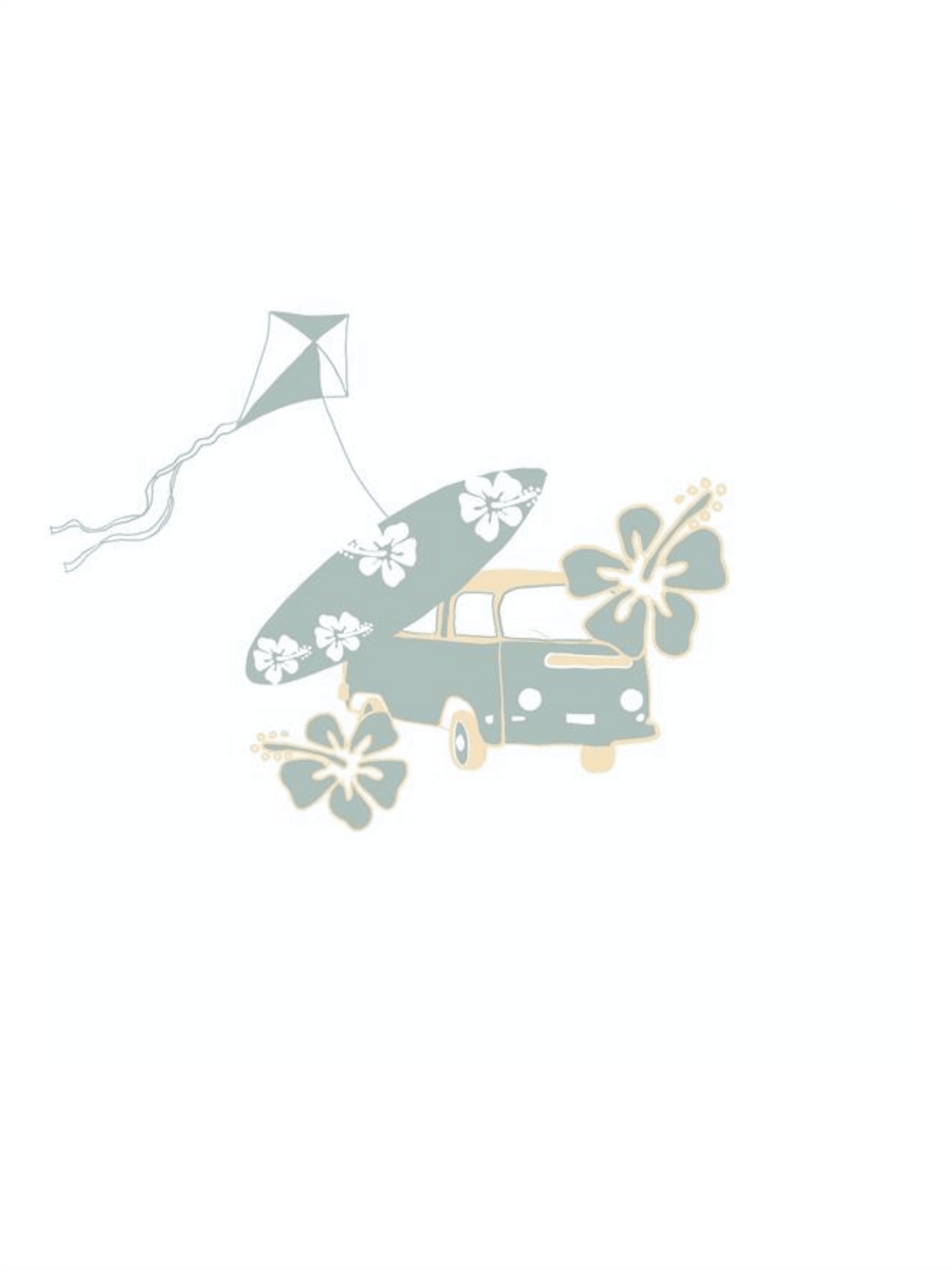 Servietter - Blue Caravan 40x40cm - at home